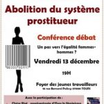 Abolition, un pas vers l’égalité femmes-hommes, soirée débat à Tours