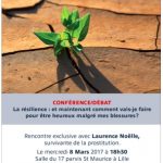 Lille : Conférence sur la résilience, avec Laurence Noëlle, survivante de la prostitution