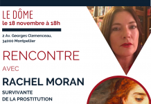 Rachel Moran à Montpellier