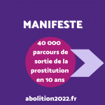 Elections : Les candidat·es doivent s’engager pour 40 000 parcours de sortie de prostitution