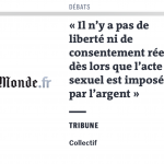 7 ans de loi prostitution : l’Etat doit s’engager pleinement !