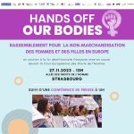 Rassemblement contre la marchandisation des femmes et des filles à Strasbourg contre la marchandisation