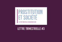 Lettre trimestrielle n°3 : loi intégrale, les victimes de prostitution oubliées ?